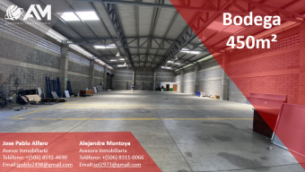 Bodega en La Uruca 450m