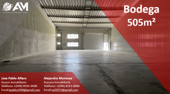 Bodega en Heredia 505m