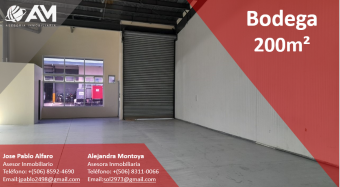 Bodega en Heredia 200m