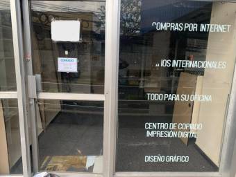 Venta de 2 Locales Comerciales en el Centro de Colón, San José. RAH 27-202, $ 200,000, 2, San José, San José