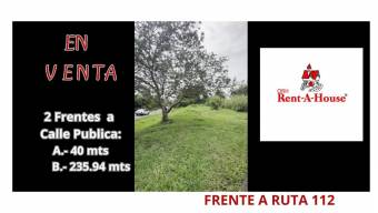 Venta de Lote en San Pablo, Heredia. RAH 27-305