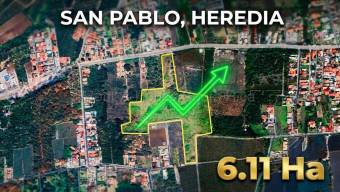 Venta de Lote en San Pablo, Heredia. RAH 27-305