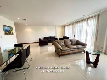 Escazú apartamento amoblado alquiler $2.300 /210 metros