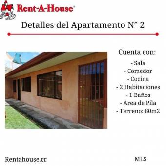 Venta de Casa 2 Aptos en Río Segundo-Alajuela. RAH 27-415 Venta de Casa 2 Aptos en Río Segundo-Alajuela. RAH 27-415
