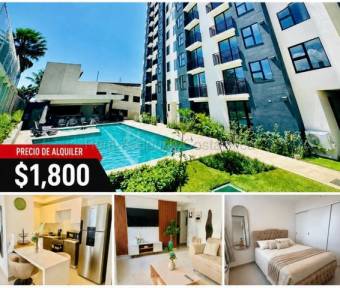 Alquiler de Apartamento Moderno AMUEBLADO en San Sebastián, San José. RAH 27-461