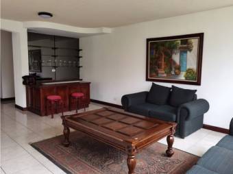 ALQUILER DE APARTAMENTO AMUEBLADO, ESCAZÚ, LAURELES, COND. PASADENA