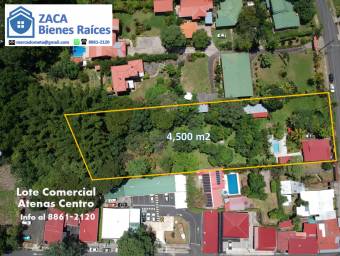 Lote comercial Atenas Centro, Alajuela 