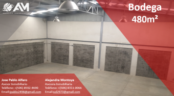 Bodega en Barreal de Heredia 480m