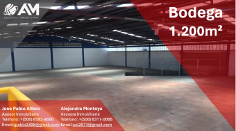 Bodega en San Francisco de Dos Rios 1200m