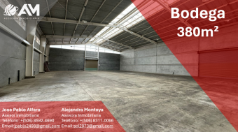 Bodega en Heredia 380m
