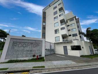 ALQUILER DE APARTAMENTO CON LÍNEA BLANCA, SAN JOSE, ESCAZÚ, CONDOMINIO ROOFTOP  