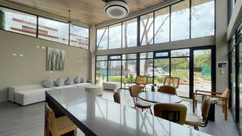 Se alquila moderna casa amoblada en condominio de Santa Ana 26-320