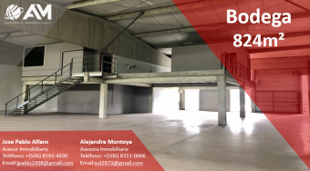 Bodega en Lindora 824m