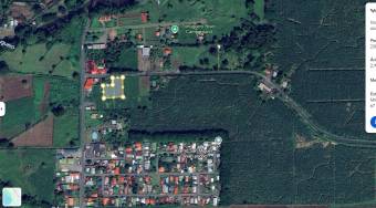 Venta TERRENO Guápiles, Astúa Pirie, Pococí.   Suma de dos terrenos, con dos frente a calle pública.