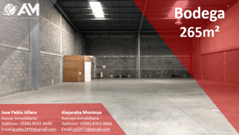 Bodega en La Uruca 265m