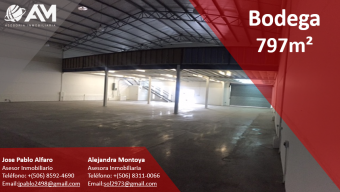 Bodega en Escazu 797m