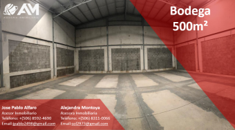 Bodega en Barreal de Heredia 500m