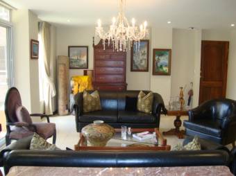 VENTA DE APARTAMENTO AMOBLADO, ESCAZU, SAN RAFAEL, CONDOMINIO VALLE ARRIBA 