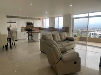 ALQUILER DE APARTAMENTO AMUEBLADO, ESCAZU, SAN RAFAEL, CONDOMINIO VALLE ARRIBA  