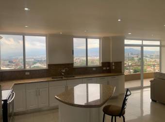ALQUILER DE APARTAMENTO AMUEBLADO, ESCAZU, SAN RAFAEL, CONDOMINIO VALLE ARRIBA  