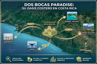 SE VENDE FINCA DE 425 HECTAREAS PARA DESARROLLO TURISTICO Y ECO-RESORT DE LUJO CERCA DE DOMINICAL