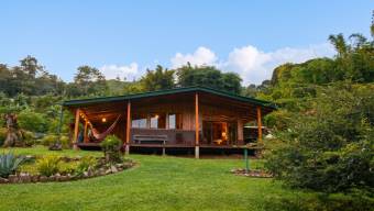 SE VENDE FINCA SOSTENIBLE CON ACCESO A RIO Y VISTAS A CHIRRIPO