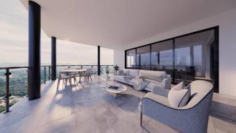 Venta de Amplio y Lujoso Apartamento a Estrenar en Escazú / Mls. 26-538 OFC JB