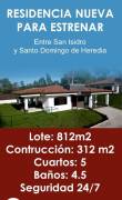 New house for sale in condominium, San Isidro de Heredia 812 sq. mtrs.