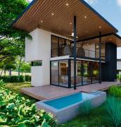 Residential project of villas with modern and tropical design