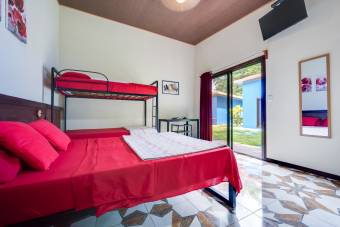 Main house and 4 rental cabins, in Matapalo, near Playa Grande