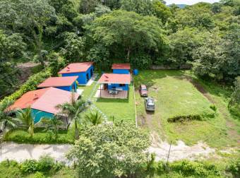 Main house and 4 rental cabins, in Matapalo, near Playa Grande