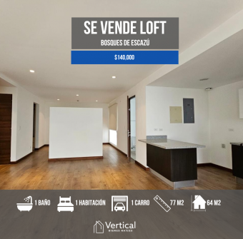 Venta de Loft en Bosques de Escazú