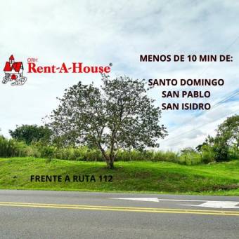 Se vende lote de 61,193m2 en San Pablo Heredia 24-1734