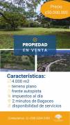 Venta de Lote en Guanacaste.