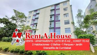 Se vende apartamento en condominio de Curridabat San José 25-674