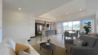 Se alquila moderno Penthouse amoblado en San Rafael Escazú 26-215