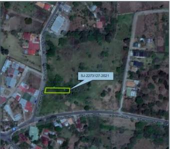 Se vende lote de 332m2 en San Antonio Escazú 25-1717