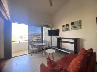 Se alquila apartamento amoblado en condominio de Santa Ana 26-85