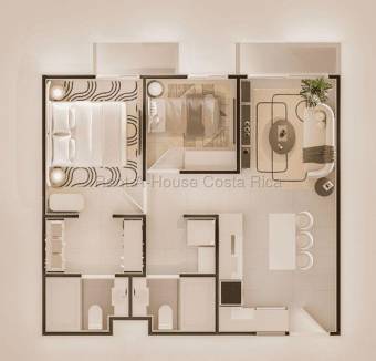Se alquila apartamento en Ulloa Heredia 27-954