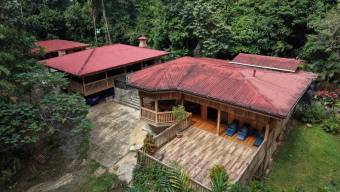SE VENDE CASA EN SANTUARIO NATURAL CON RESERVA PRIVADA Y CASA DE HUESPEDES EN PEREZ ZELEDON