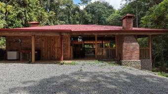 SE VENDE CASA EN SANTUARIO NATURAL CON RESERVA PRIVADA Y CASA DE HUESPEDES EN PEREZ ZELEDON