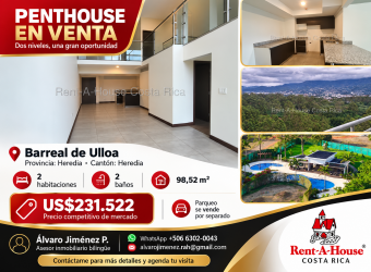 Two-Level Penthouse for Sale in Heredia  Mountain Views & Convenient Location