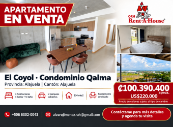 3-Bedroom Condo with Garden Access for Sale in El Coyol, Alajuela