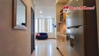 Se alquila apartamento amoblado en condominio de Carmen San José 25-709