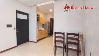 Se alquila apartamento amoblado en condominio de Carmen San José 25-709