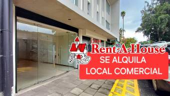 Alquiler de Local Comercial en Carmen, San José. RAH 25-705