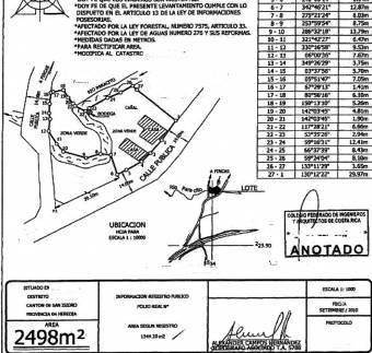 Propiedad con 2 casitas, San Isidro de Heredia 2,498mts2