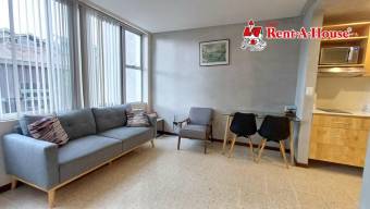 Se alquila apartamento amoblado en Carmen San José 25-710 