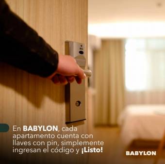 VENTA DE NUEVO APARTAMENTO DE 1 HABITACIÓN BABYLON NUNCIATURA