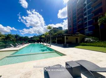 Escazu condo lujo en alquiler Condominio Monteplata $5.000 /380 mts., super vista!